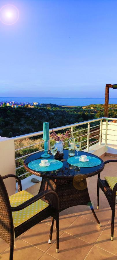 The Seaterra Reserve Penthouse With Mountains&Seaviews And Rooftop Terrace Akanthou Ngoại thất bức ảnh