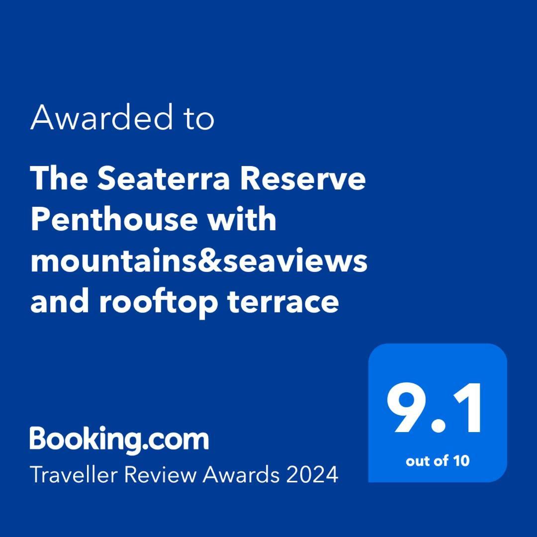 The Seaterra Reserve Penthouse With Mountains&Seaviews And Rooftop Terrace Akanthou Ngoại thất bức ảnh